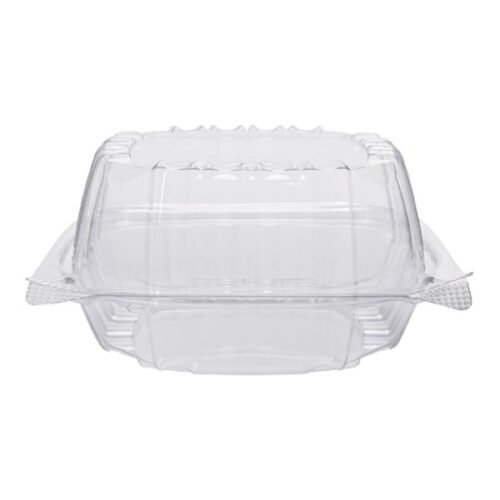 CLEAR VIEW HANGED LID CONTAINERS C57, 500 CT ( FRENCH FRIES )