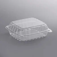 Clear View Hinged Lid Containers – 9×9 [250 CT]