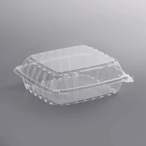 Clear View Hinged Lid Containers – 9×9 [250 CT]