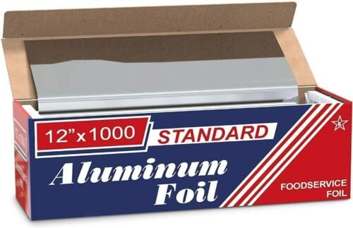 12″ ALUMINUM FOIL ( RED ) 12 * 1000/RL