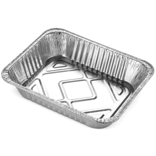 ALUMINUM FOIL CONTAINER, 1.5 LB 768 500 CT ( CHICKEN OVER RICE )