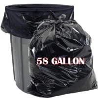 GARBAGE BAGS 58 GALLON 80 CT