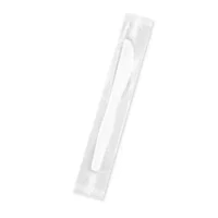KNIFE MEDIUM WHITE INDIVIDUALLY WRAPPED