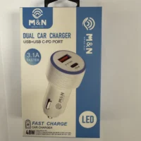 Dual Car Charger 48w